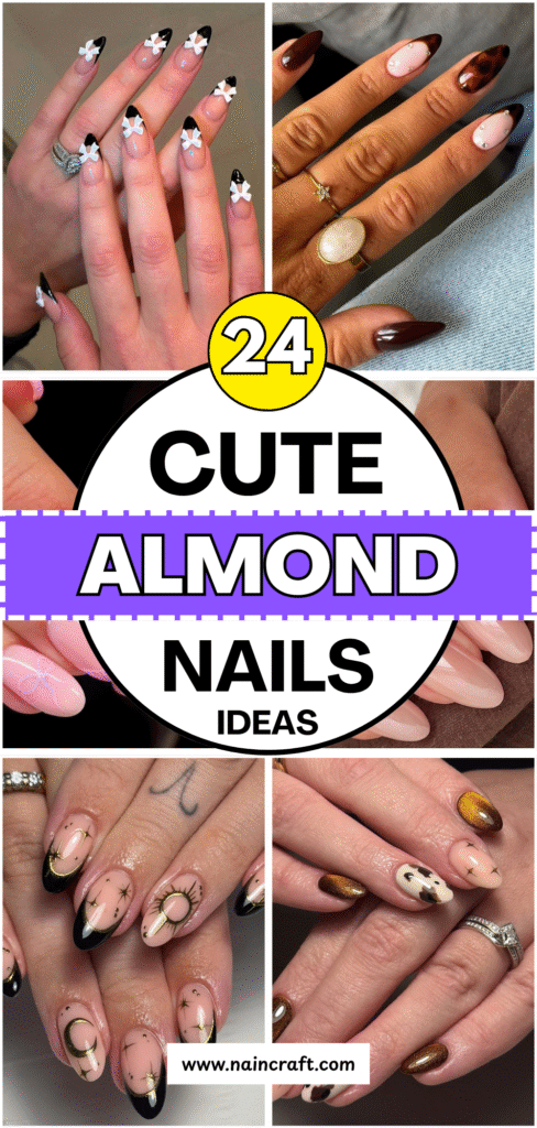 24 Almond Nails Ideas That Are Too Pretty to Pass Up (From Classy to Trendy Designs)1