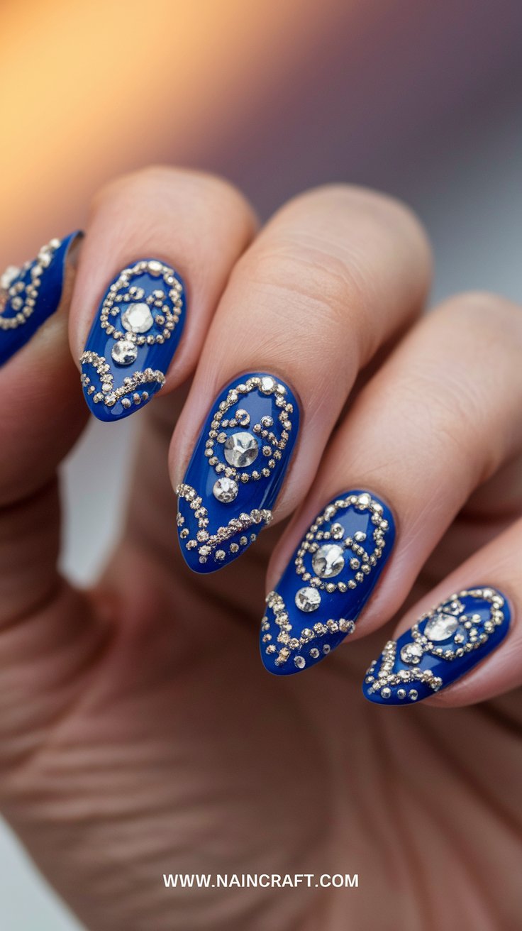 25+ Blue Nails Inspirations : From Baby Blue Nails to Navy Chic Nails Design