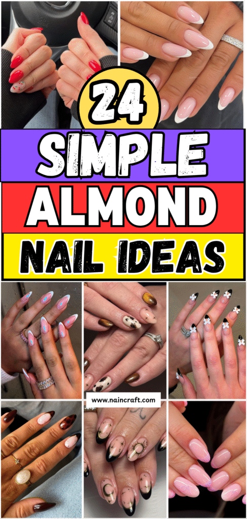 24 Almond Nails Ideas That Are Too Pretty to Pass Up (From Classy to Trendy Designs)1