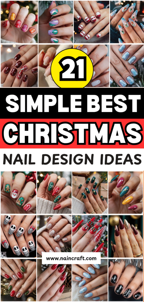 21 Christmas Nails And Christmas Nails Design Ideas That Are Cute, Classy & Totally Festive 21 Christmas Nails And Christmas Nails Design Ideas That Are Cute, Classy & Totally Festive