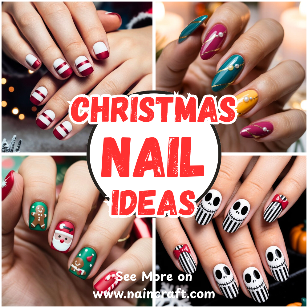 21 Christmas Nails And Christmas Nails Design Ideas That Are Cute, Classy & Totally Festive