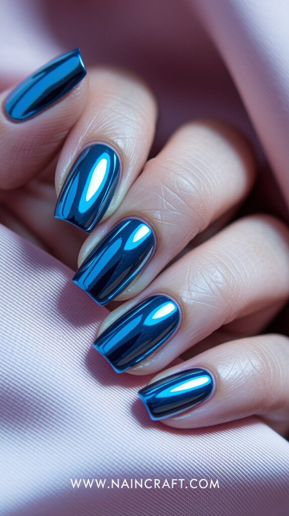 25+ Blue Nails Inspirations : From Baby Blue Nails to Navy Chic Nails Design 25+ Blue Nails Inspirations : From Baby Blue Nails to Navy Chic Nails Design