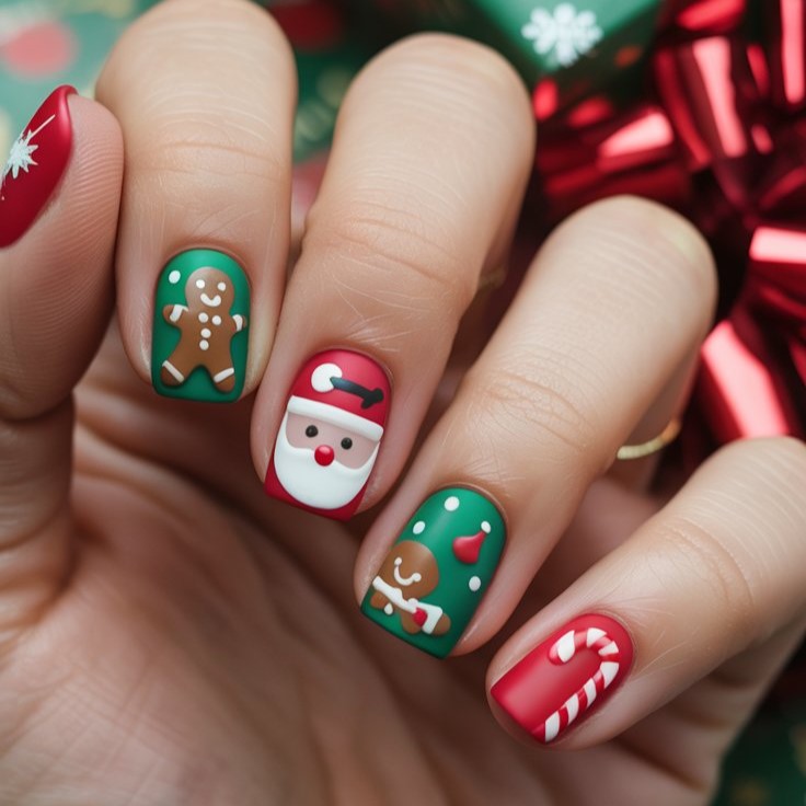 Cute Christmas Nails