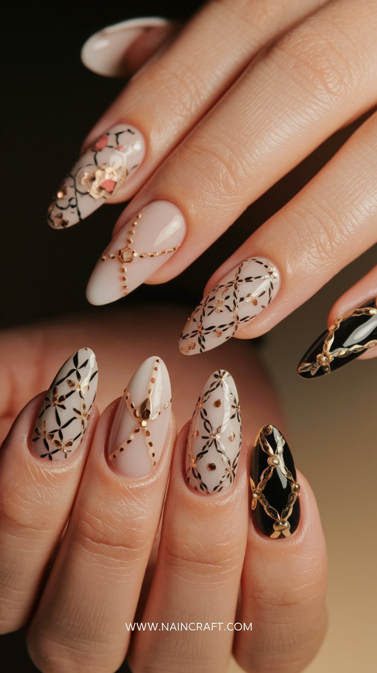 Short Almond Acrylic Nails