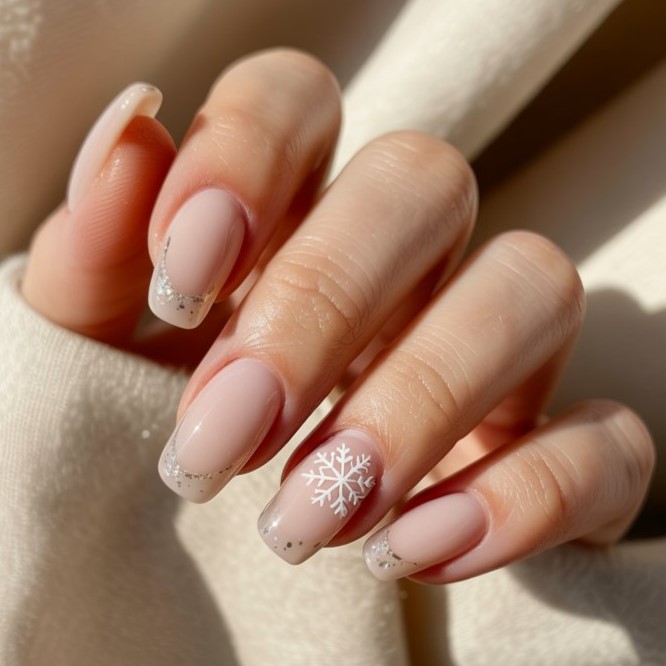 Subtle Christmas Nails