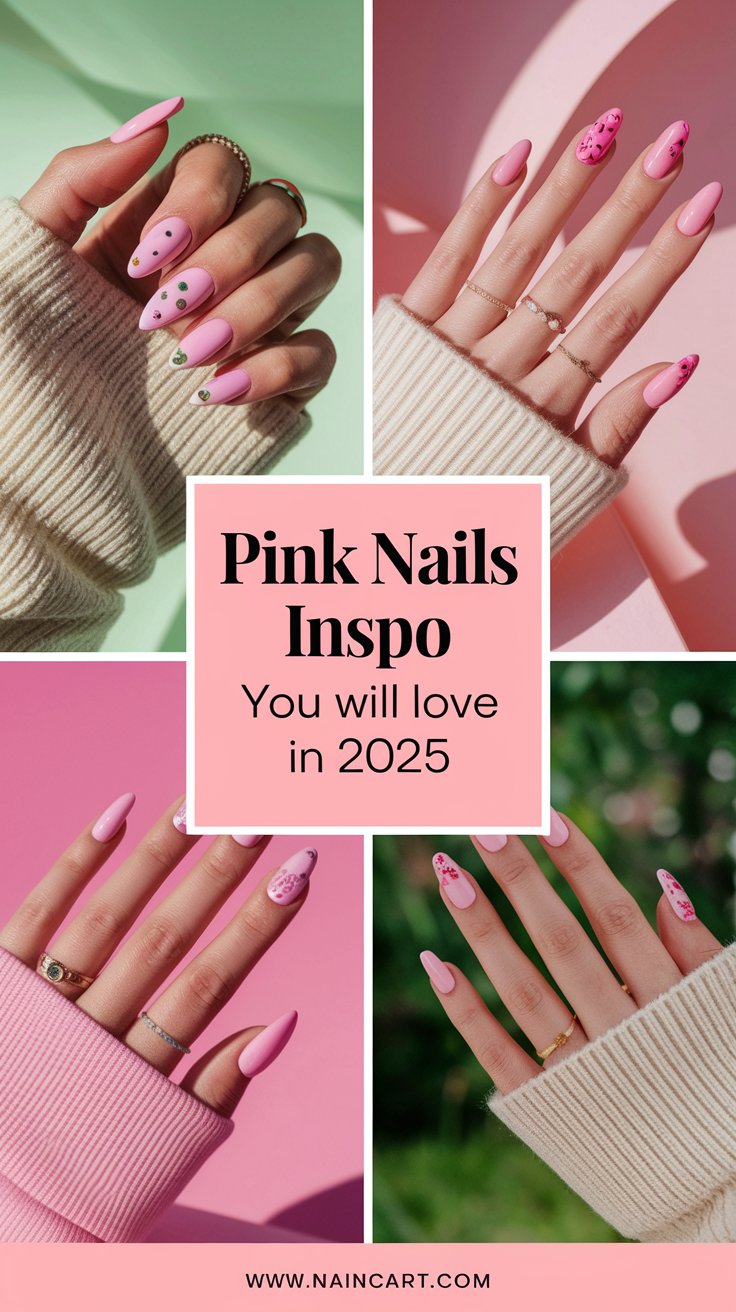 25+ Pretty Pink Nail Designs You’ll Fall in Love This Year