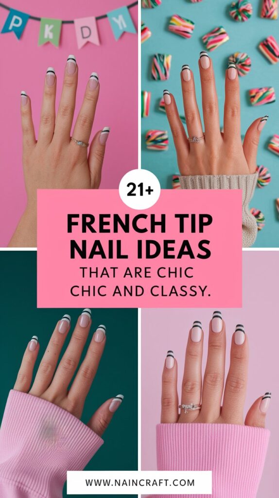 ✨ 21+ French Tip Nail Ideas That Are Chic, Trendy & Totally Pin-Worthy
