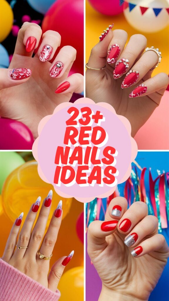 23+ Red Nails Ideas That Will Totally Elevate Your Manicure Game 23+ Red Nails Ideas That Will Totally Elevate Your Manicure Game