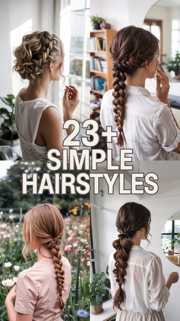 23+ Simple Hairstyles That Are Easy, Quick & Stylish