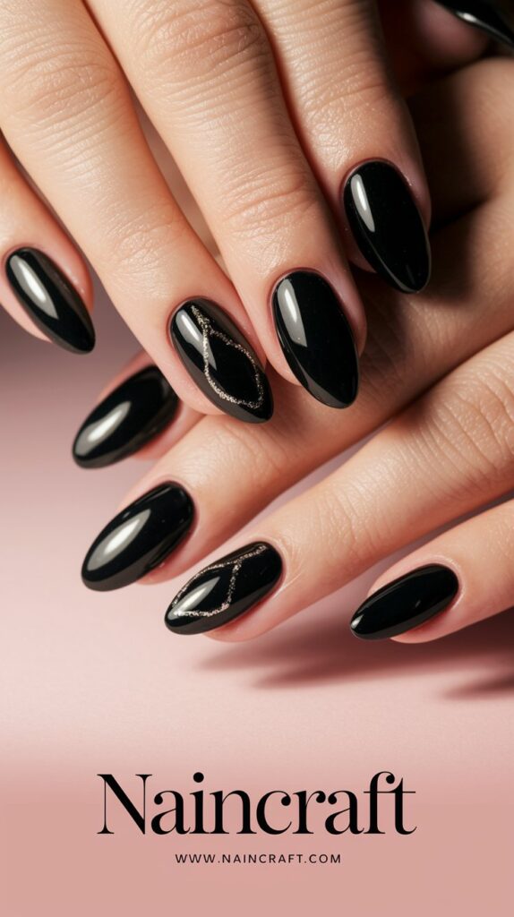 Black Nails Inspiration - 35+ Bold & Beautiful Black Nails Ideas You’ll Love in 2025