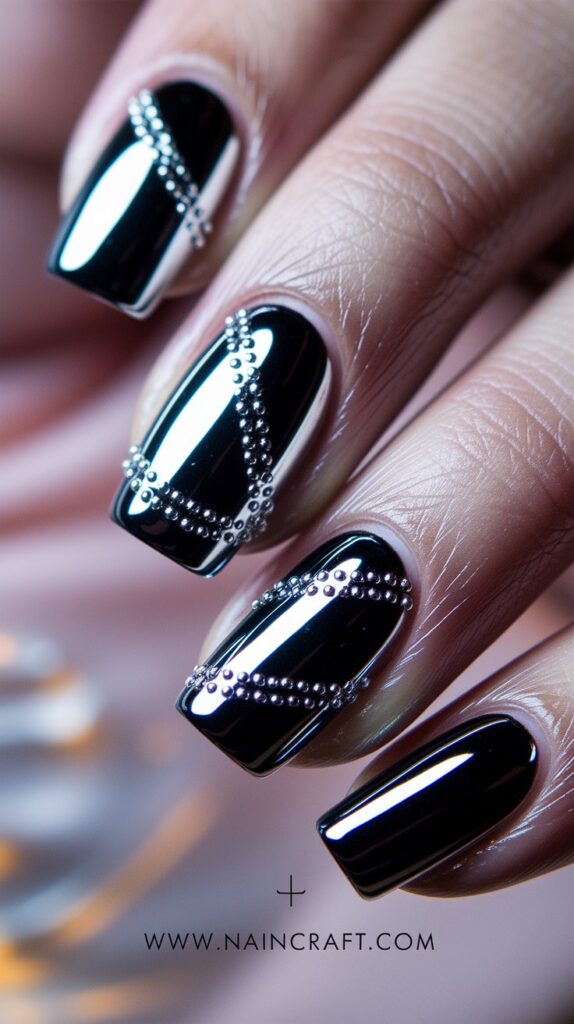 Black Nails Inspiration - 35+ Bold & Beautiful Black Nails Ideas You’ll Love in 2025