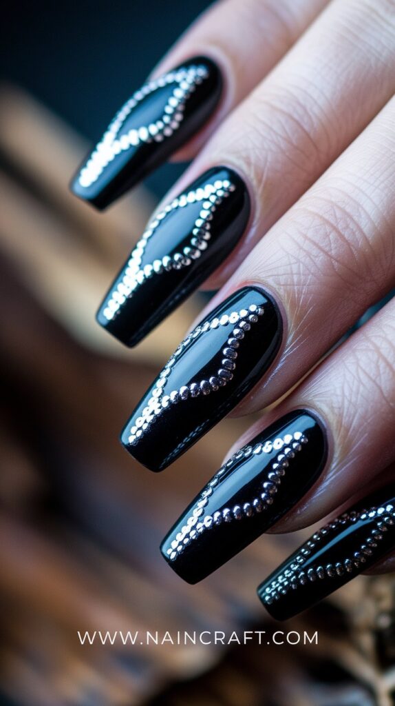 Black Nails Inspiration - 35+ Bold & Beautiful Black Nails Ideas You’ll Love in 2025