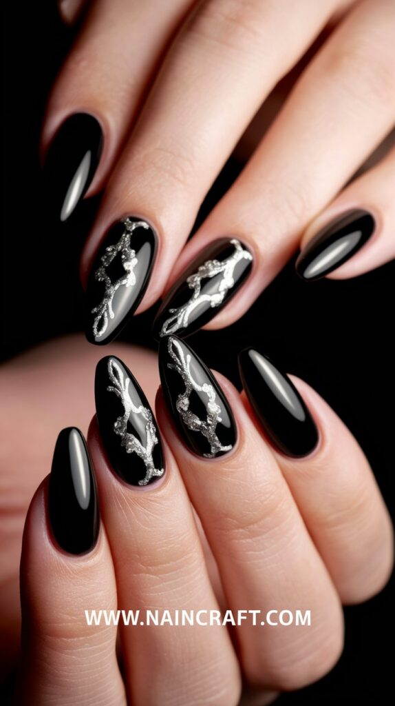 Black Nails Inspiration - 35+ Bold & Beautiful Black Nails Ideas You’ll Love in 2025