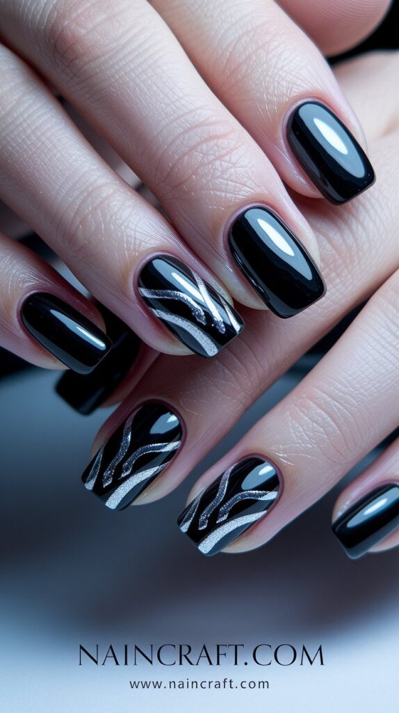 Black Nails Inspiration - 35+ Bold & Beautiful Black Nails Ideas You’ll Love in 2025
