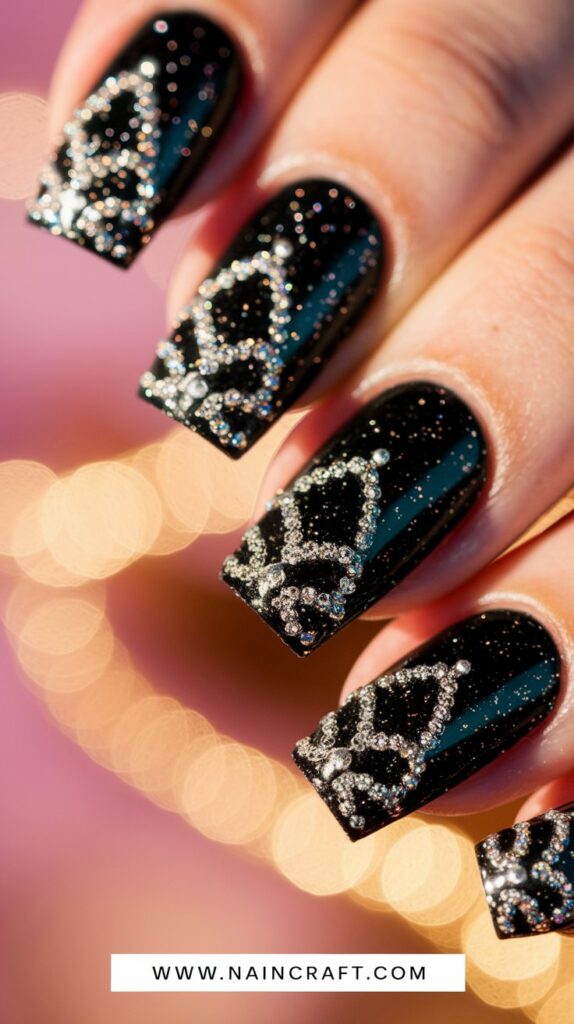 Black Nails Inspiration - 35+ Bold & Beautiful Black Nails Ideas You’ll Love in 2025