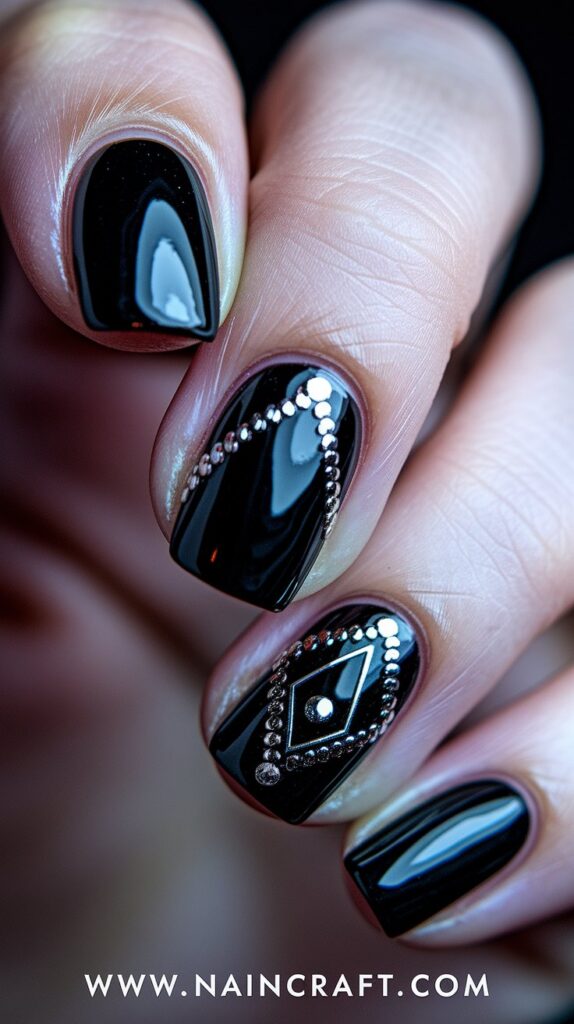 Black Nails Inspiration - 35+ Bold & Beautiful Black Nails Ideas You’ll Love in 2025