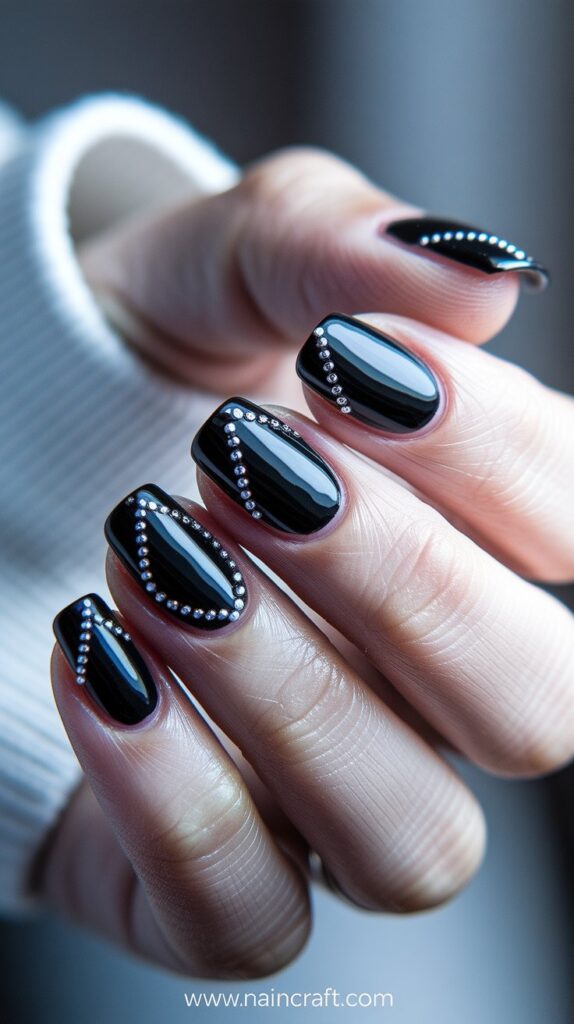 Black Nails Inspiration - 35+ Bold & Beautiful Black Nails Ideas You’ll Love in 2025