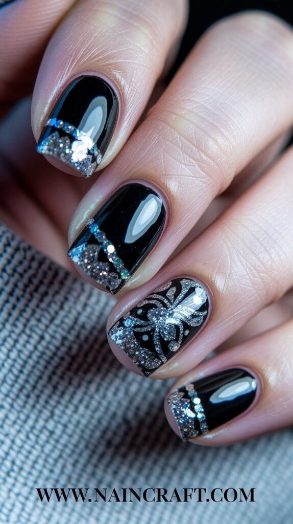 Black Nails Inspiration - 35+ Bold & Beautiful Black Nails Ideas You’ll Love in 2025