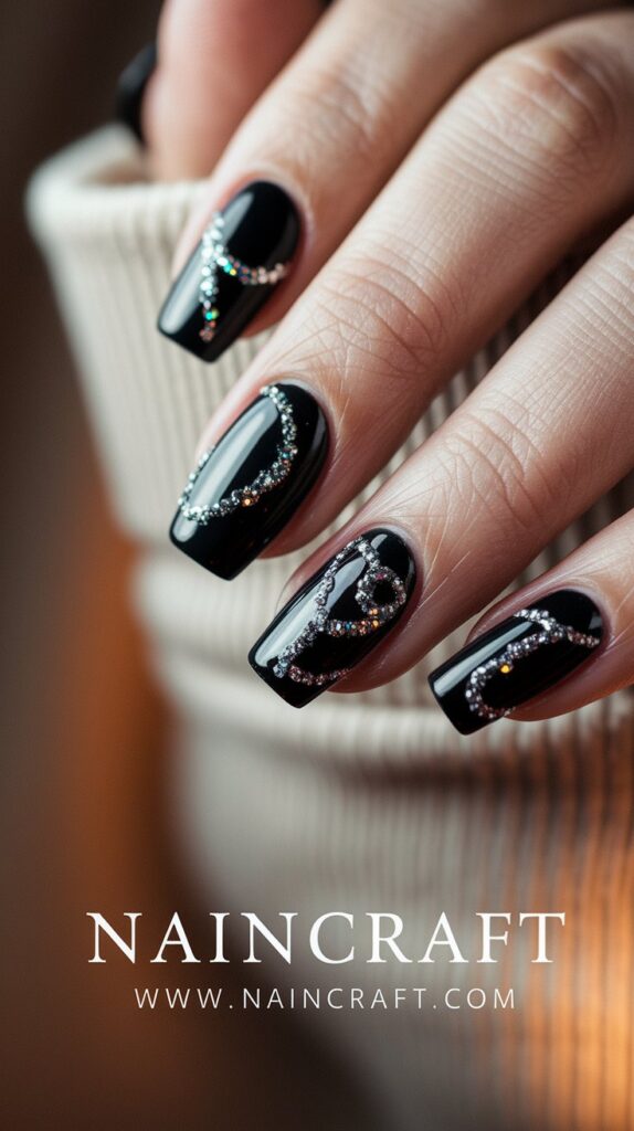 Black Nails Inspiration - 35+ Bold & Beautiful Black Nails Ideas You’ll Love in 2025