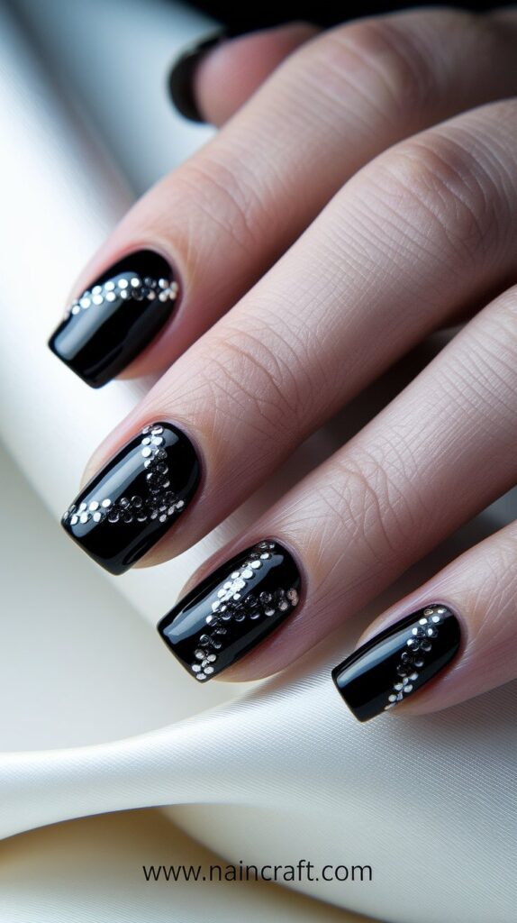 Black Nails Inspiration - 35+ Bold & Beautiful Black Nails Ideas You’ll Love in 2025