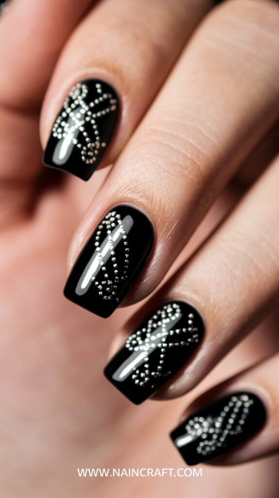 Black Nails Inspiration - 35+ Bold & Beautiful Black Nails Ideas You’ll Love in 2025