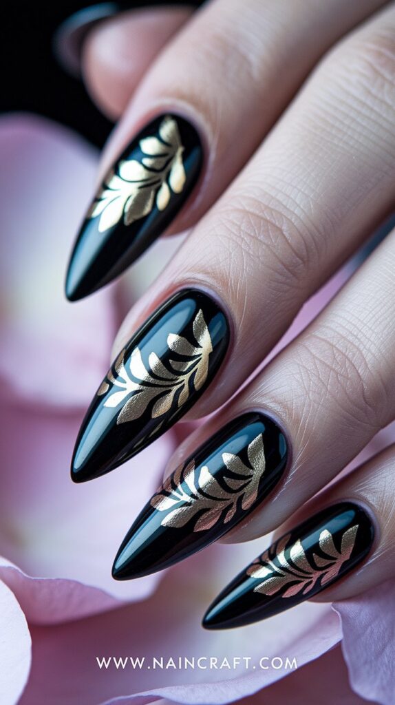 Black Nails Inspiration - 35+ Bold & Beautiful Black Nails Ideas You’ll Love in 2025
