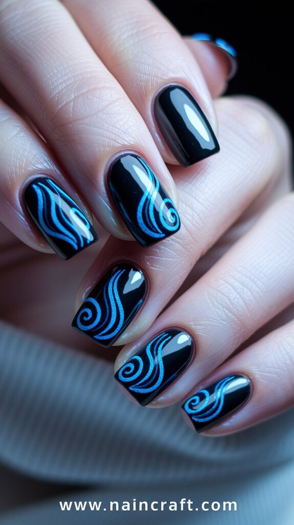 Black Nails Inspiration - 35+ Bold & Beautiful Black Nails Ideas You’ll Love in 2025