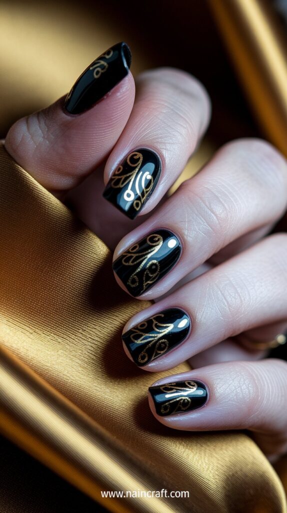 Black Nails Inspiration - 35+ Bold & Beautiful Black Nails Ideas You’ll Love in 2025