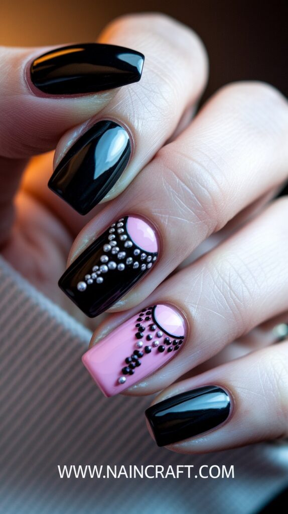 Black Nails Inspiration - 35+ Bold & Beautiful Black Nails Ideas You’ll Love in 2025