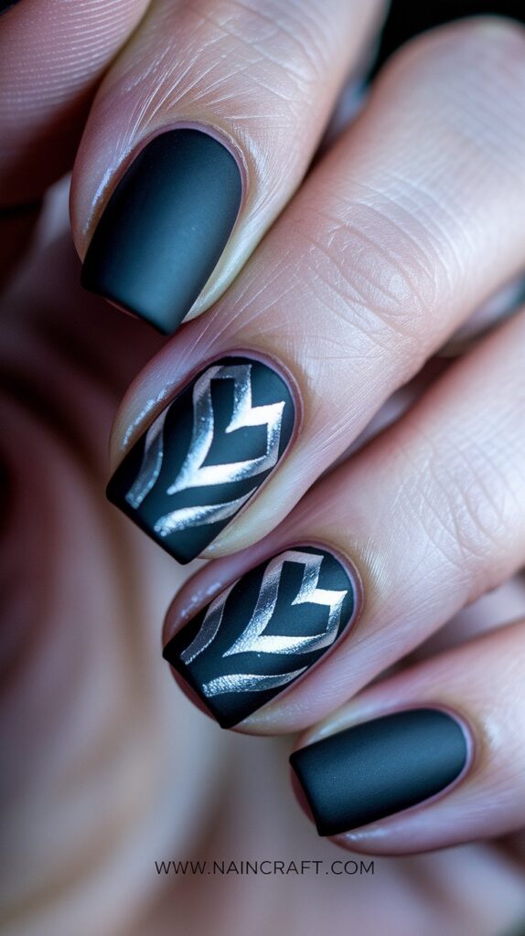 Black Nails Inspiration - 35+ Bold & Beautiful Black Nails Ideas You’ll Love in 2025