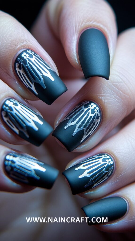 Black Nails Inspiration - 35+ Bold & Beautiful Black Nails Ideas You’ll Love in 2025