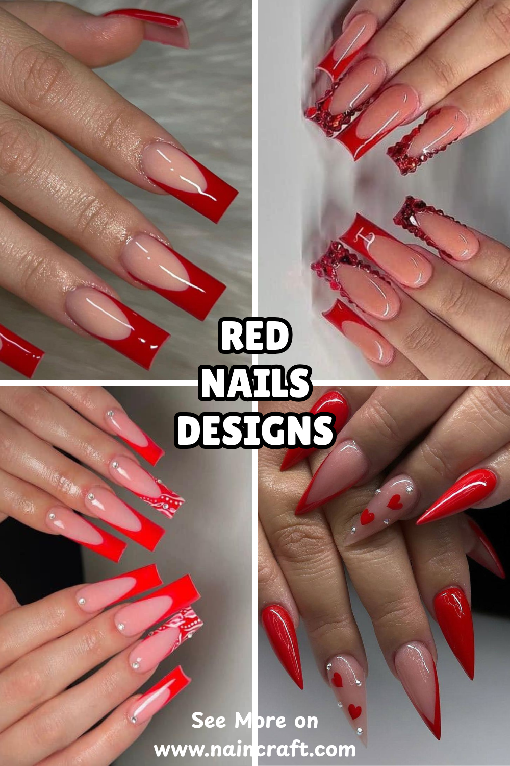 23 Red Nails Ideas That Will Totally Elevate Your Manicure Game