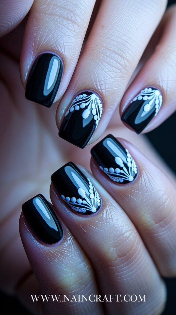 Black Nails Inspiration - 35+ Bold & Beautiful Black Nails Ideas You’ll Love in 2025