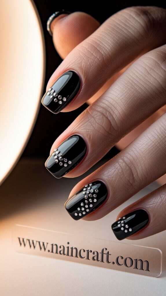 Black Nails Inspiration - 35+ Bold & Beautiful Black Nails Ideas You’ll Love in 2025