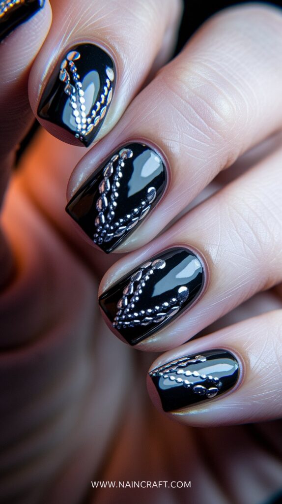 Black Nails Inspiration - 35+ Bold & Beautiful Black Nails Ideas You’ll Love in 2025