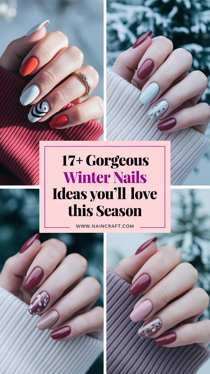 17+ Gorgeous Winter Nails Ideas You’ll Love This Season