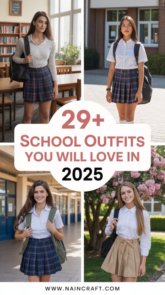 29+ Cute and Trendy School Outfit Ideas for Girls 29+ Cute and Trendy School Outfit Ideas for Girls