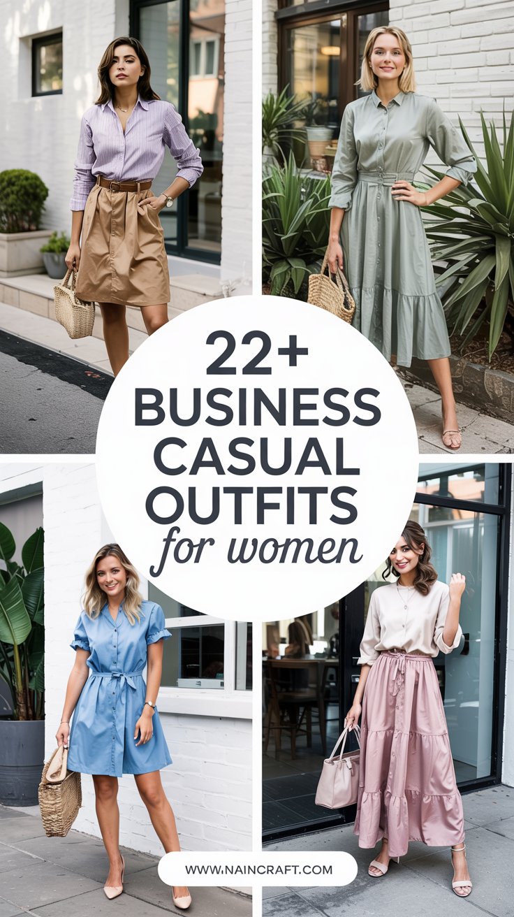 22+ Business Casual Outfits for Women That Are Stylish, Modern & Work Appropriate