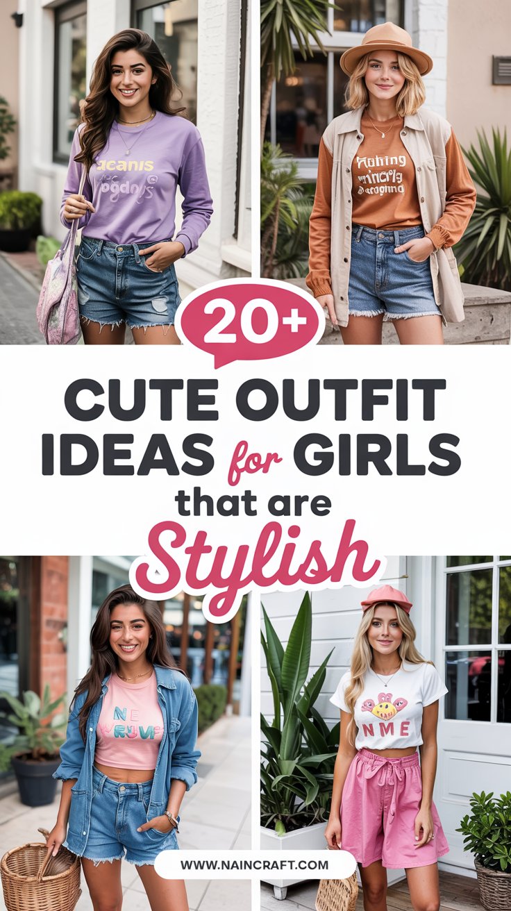 20+ Cute Outfit Ideas for Girls That Are Stylish, Fresh & Totally Wearable