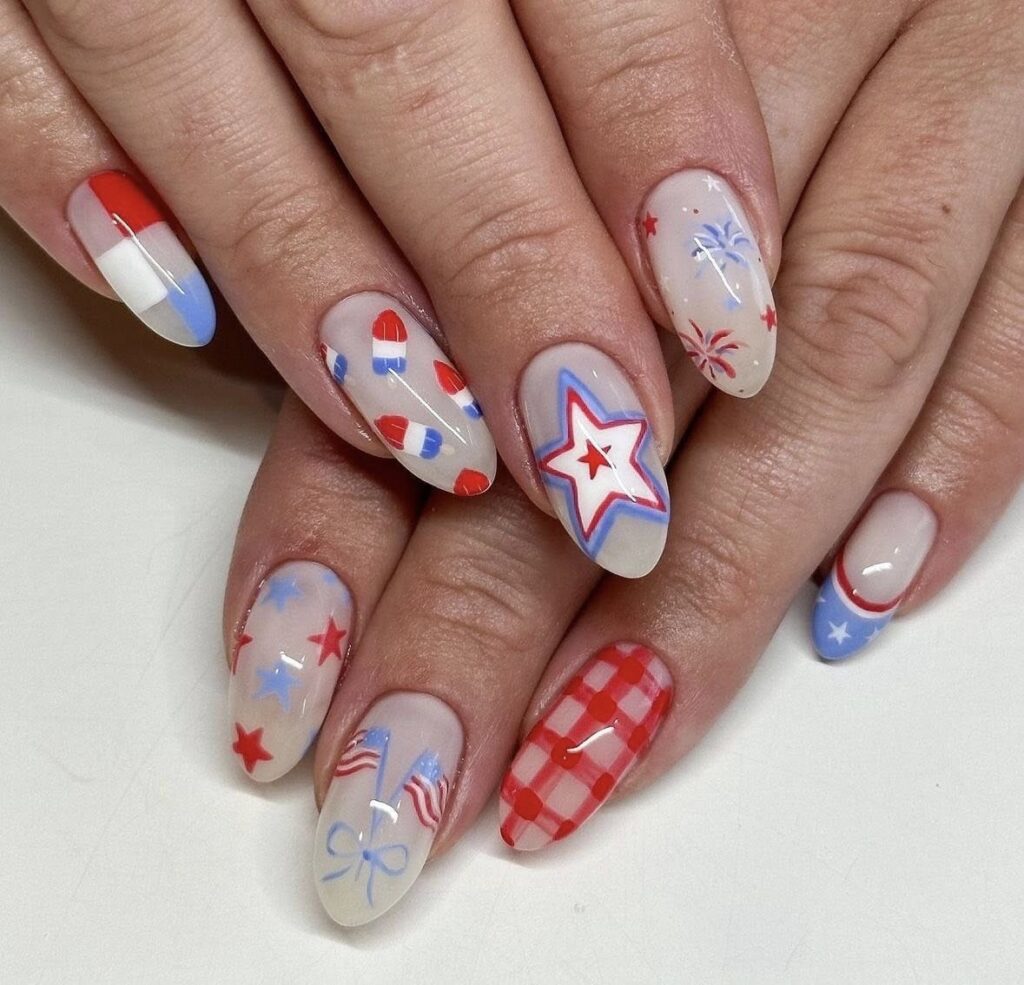 24+ 4th of July Nails Ideas and Fourth of July Nail Designs You Will Absolutely Love