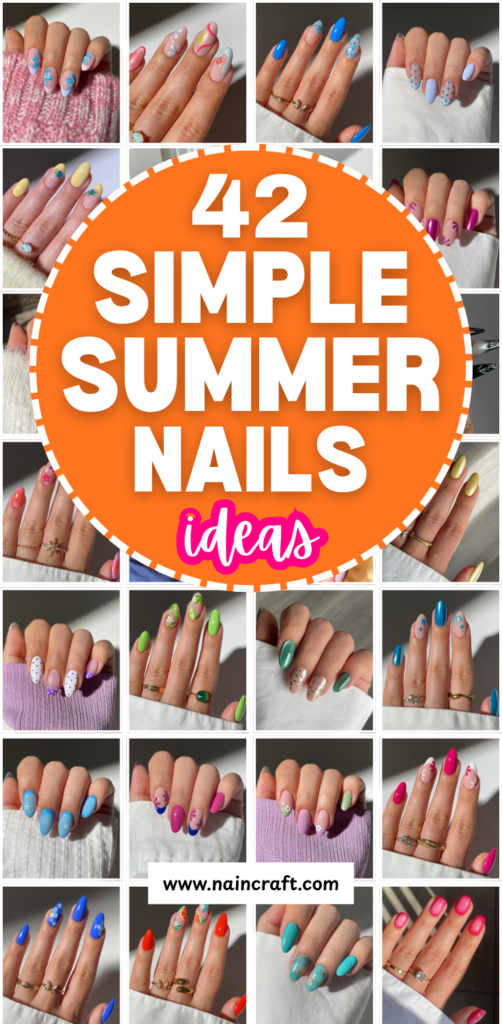 SIMPLE SUMMER NAILS (12)