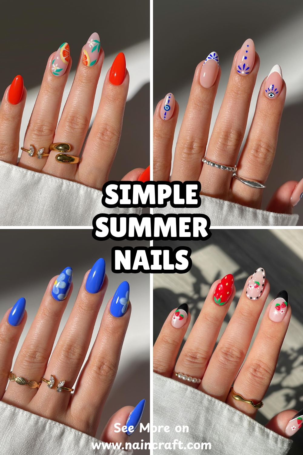 42 Simple Summer Nails Ideas & Simple Summer Nails Designs for a Fresh & Stylish Look