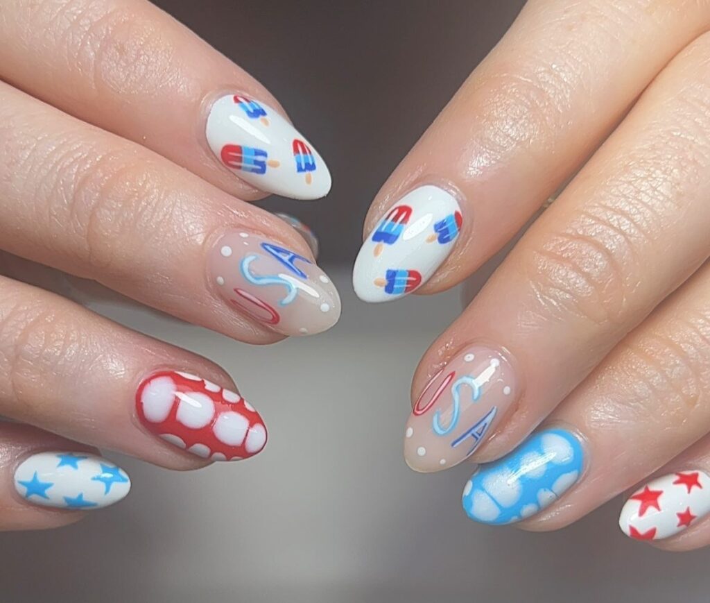 24+ 4th of July Nails Ideas and Fourth of July Nail Designs You Will Absolutely Love