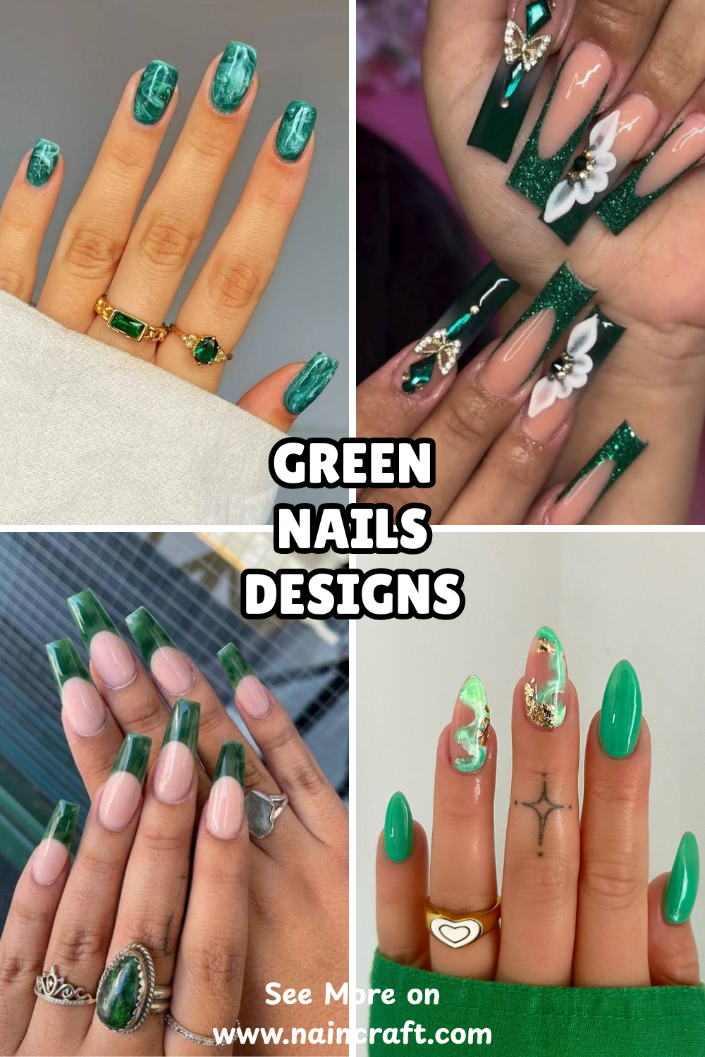 20 Classy Green Nails And Green Nail Designs That Are Perfect For Any Season
