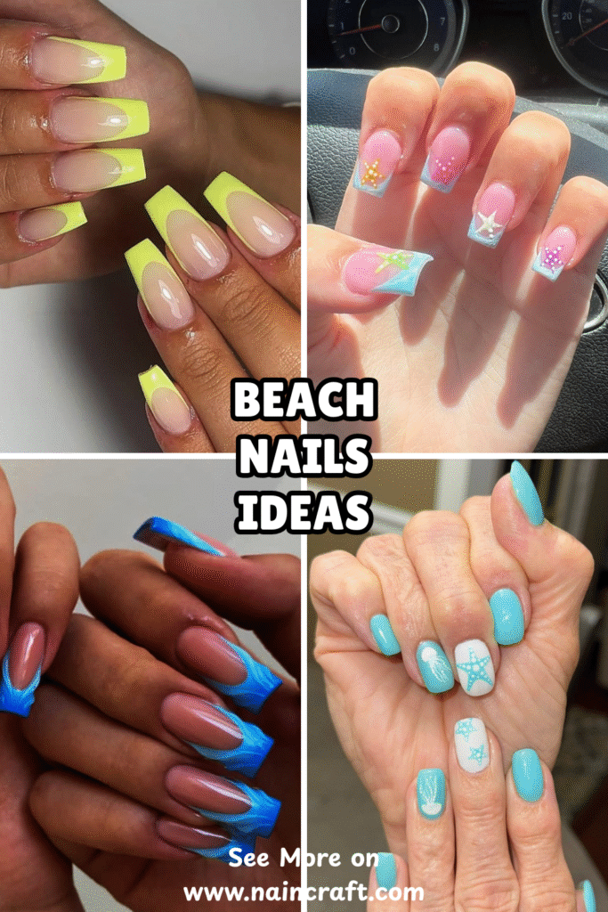 29 Beach Nails And Beach Nail Design Ideas for Your Next Vacation