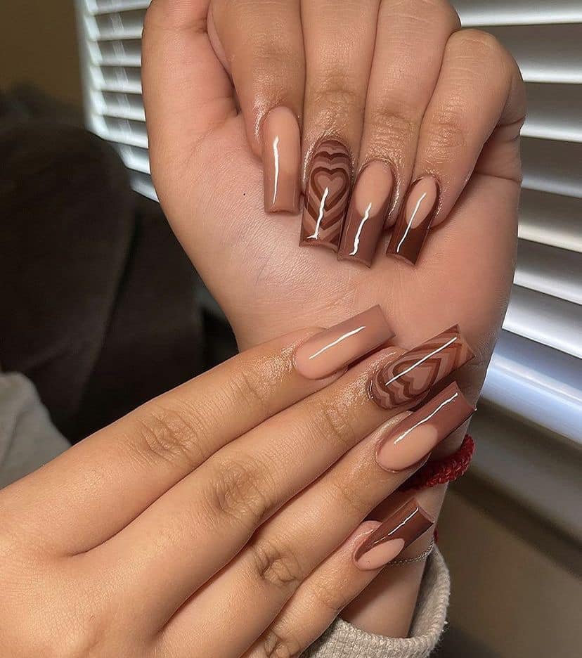 Chocolate Heart Waves