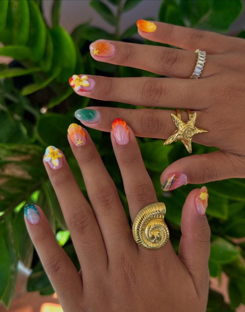 Sunset Beach Nails
