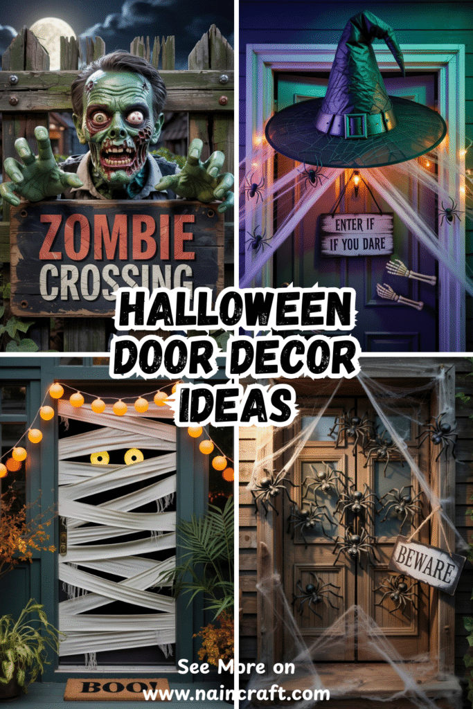 20 Best Halloween Door Decorations Ideas to Make Your Entryway Spooky and Fun