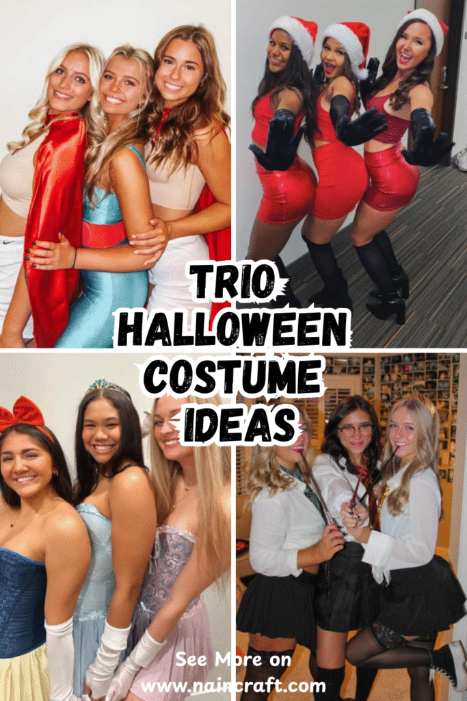 22 Trending Trio Halloween Costumes Ideas & Stylish Matching Trio Halloween Costumes That Look Amazing
