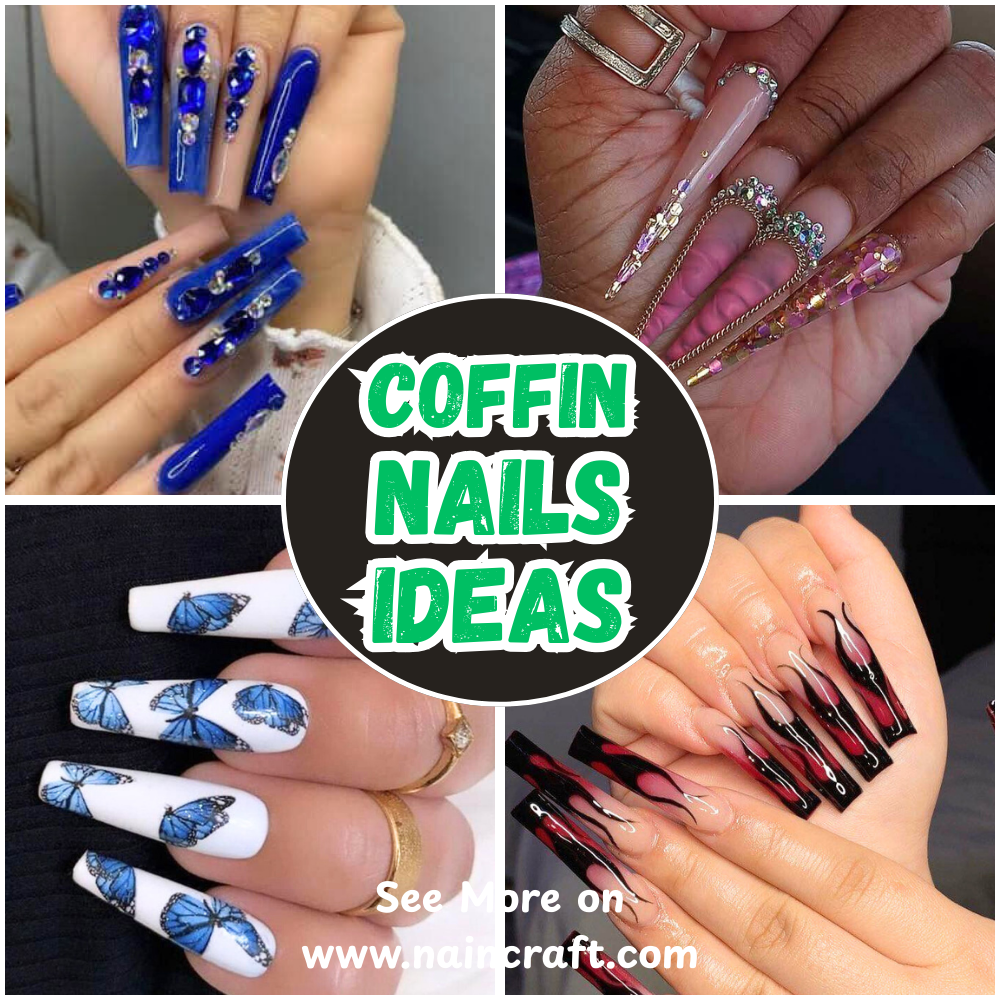 19 Coffin Nails Ideas & Coffin Nail Designs That Make Your Hands Look Beautiful